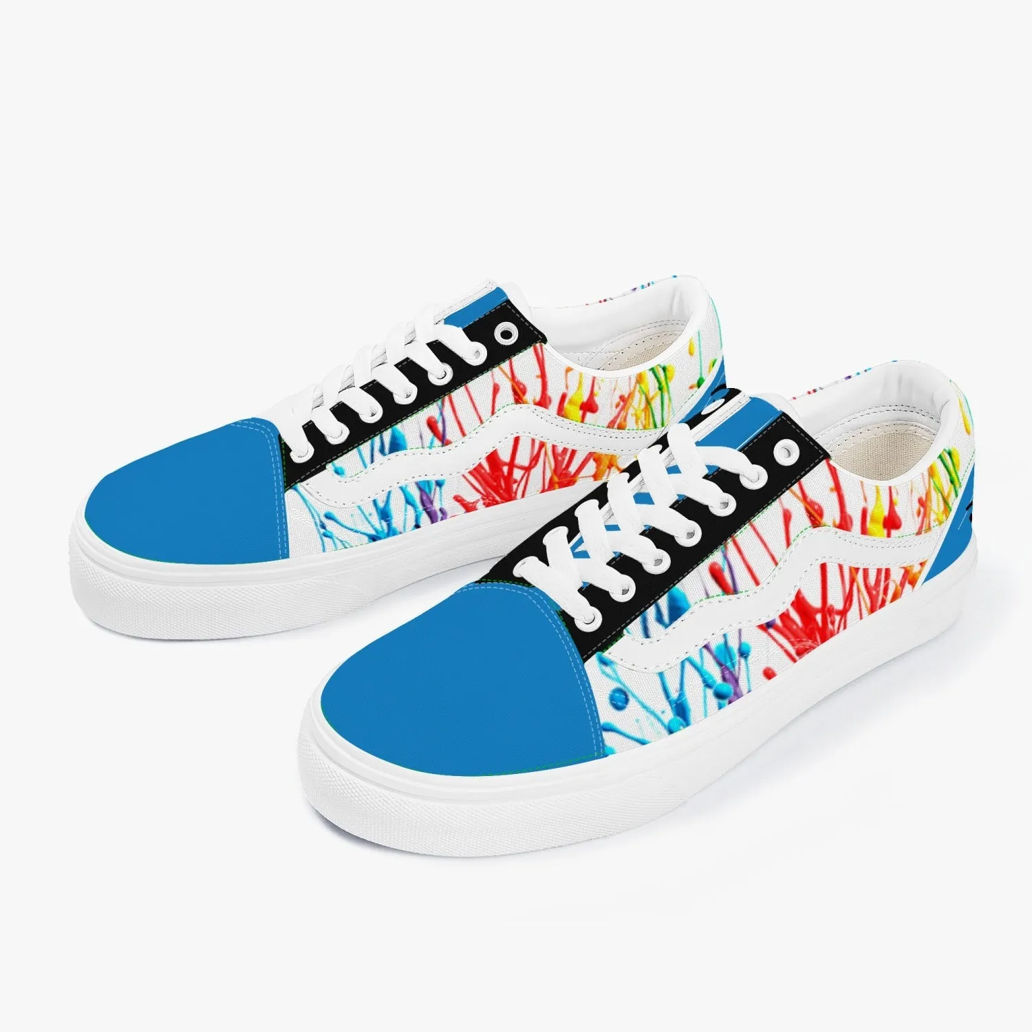 229. Trendy Low-Top Canvas Sneakers