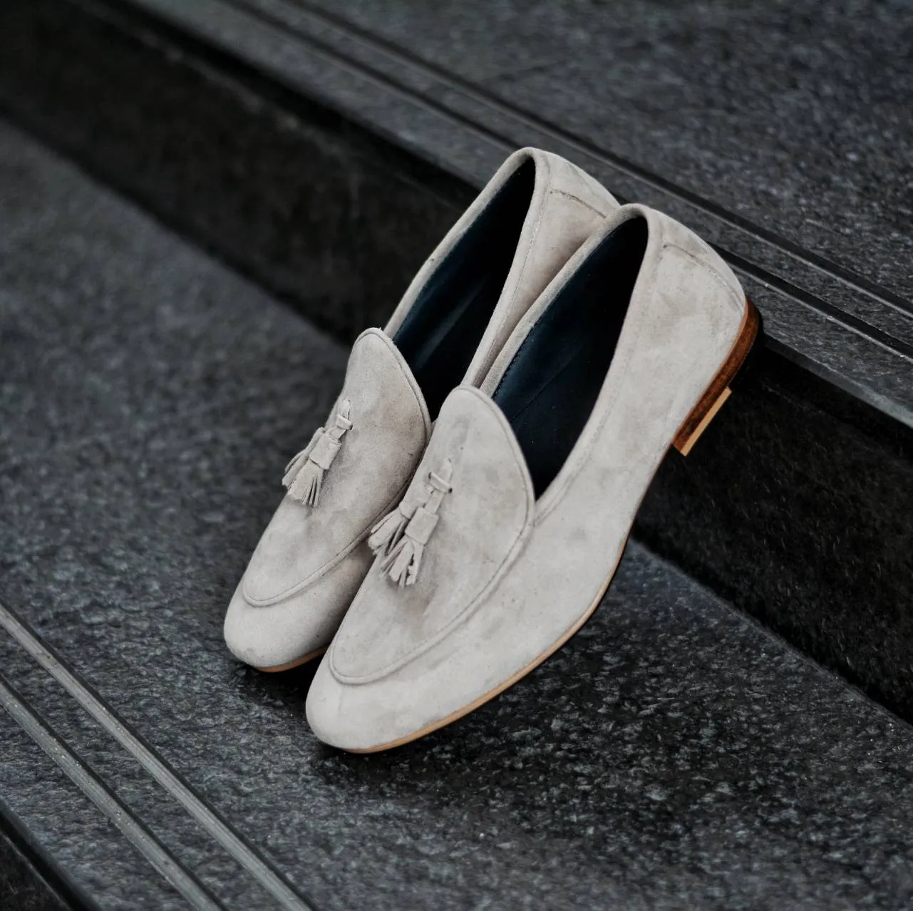 503-2 Belgian Loafers Suede Himalayan