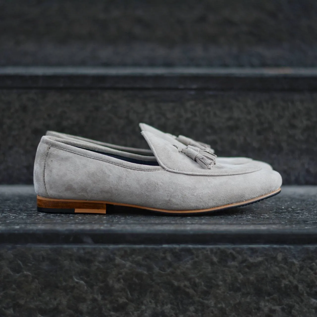 503-2 Belgian Loafers Suede Himalayan