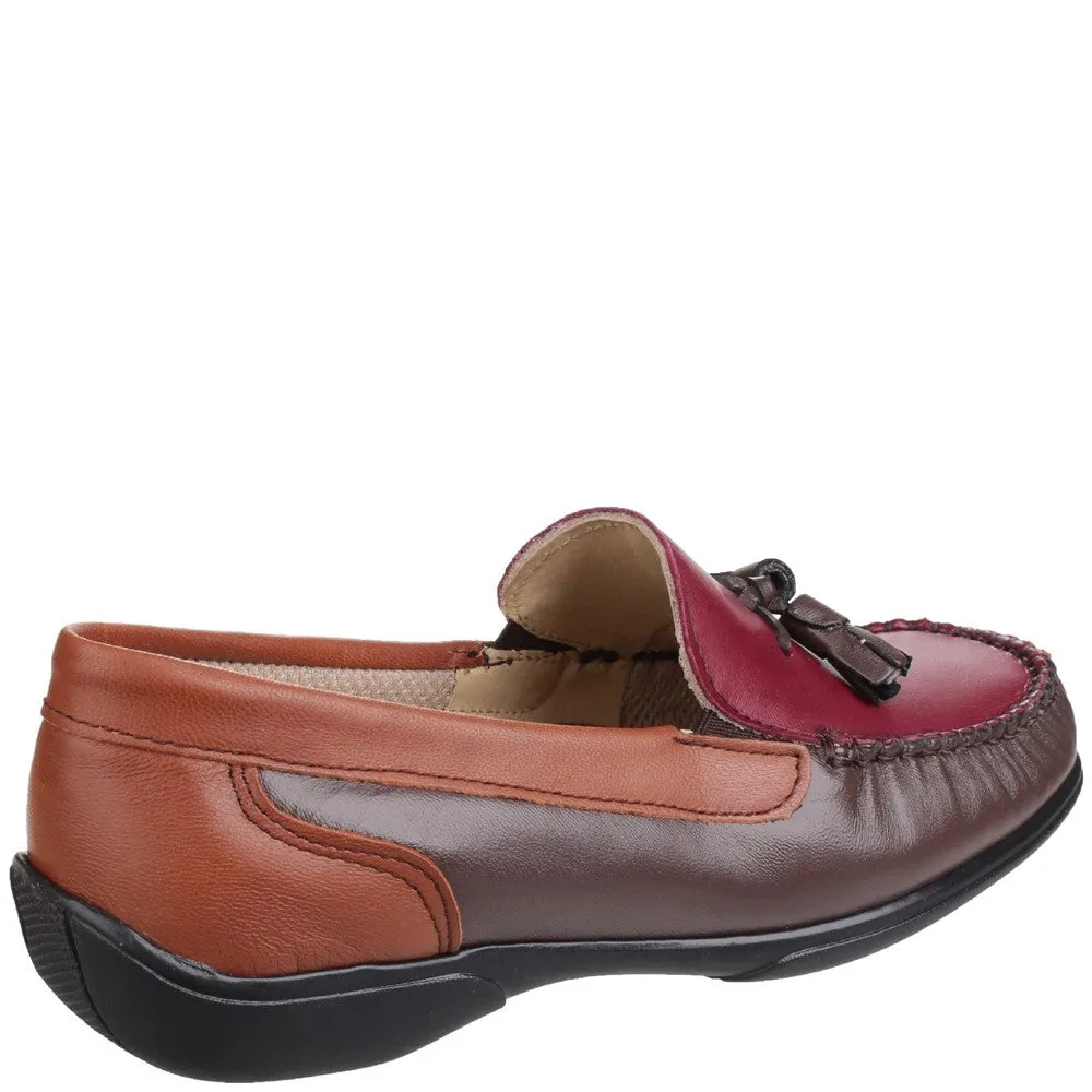 Biddlestone Loafer Shoes Chestnut/Tan/Wine