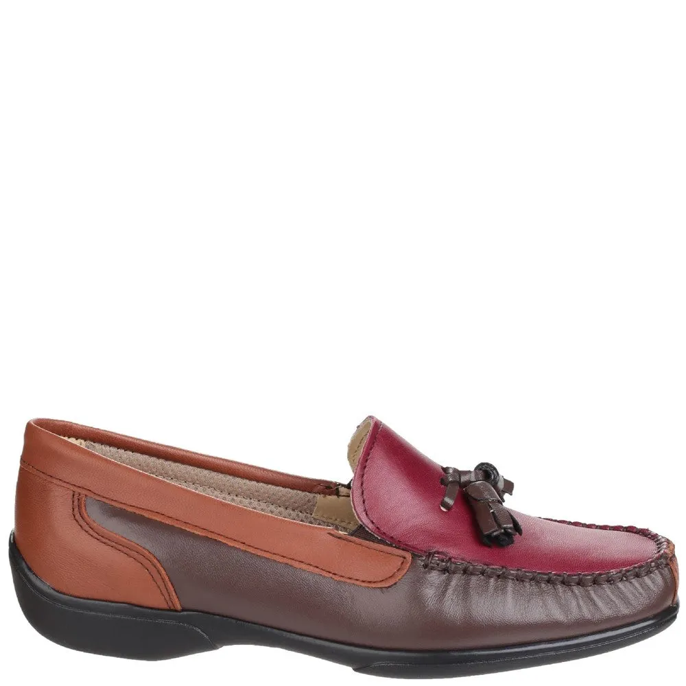 Biddlestone Loafer Shoes Chestnut/Tan/Wine