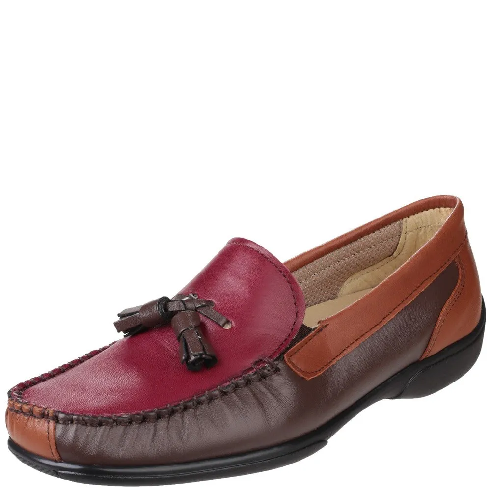 Biddlestone Loafer Shoes Chestnut/Tan/Wine