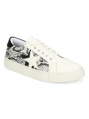 Black White Snake Trainers