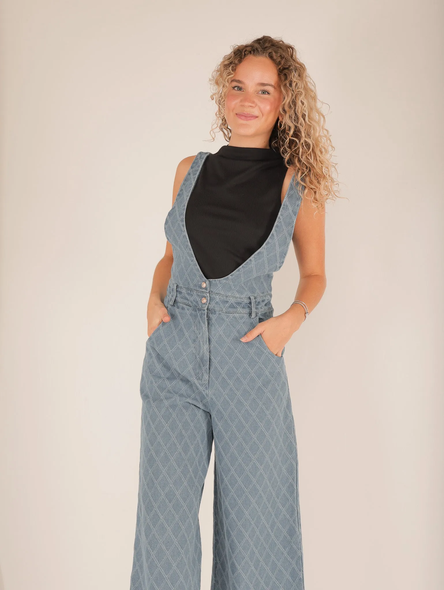 Blythe Denim Jumpsuit