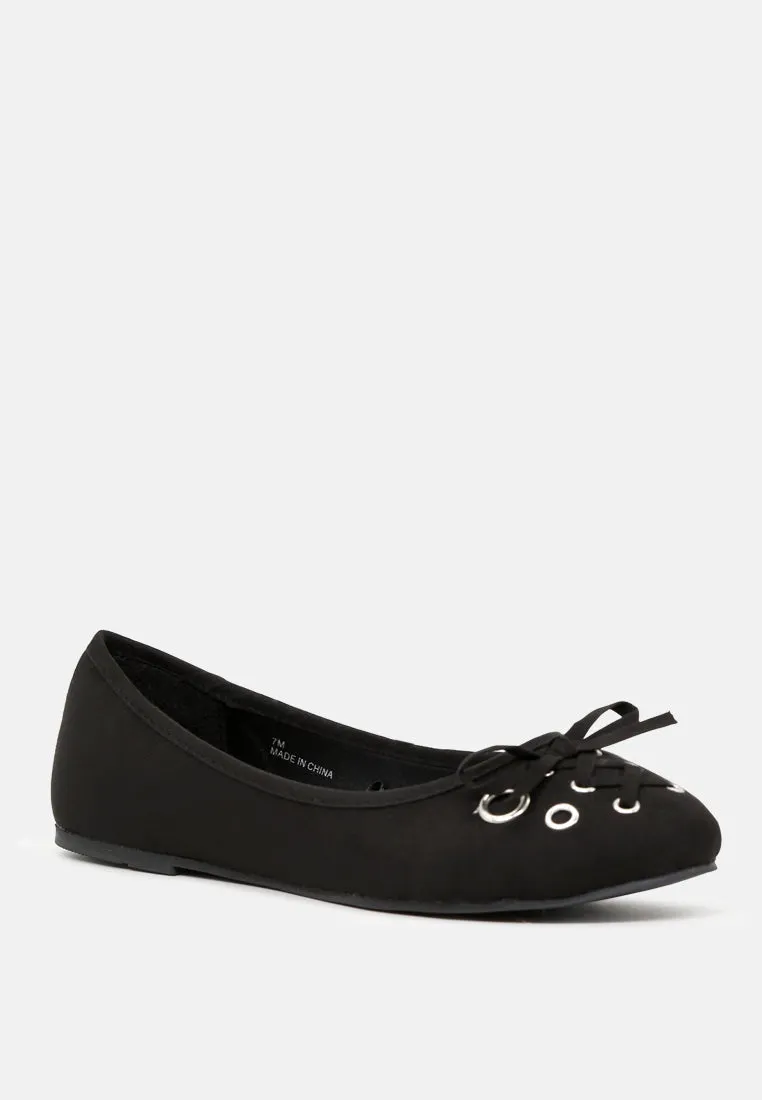 Brittany Ballerina Flats With Bow