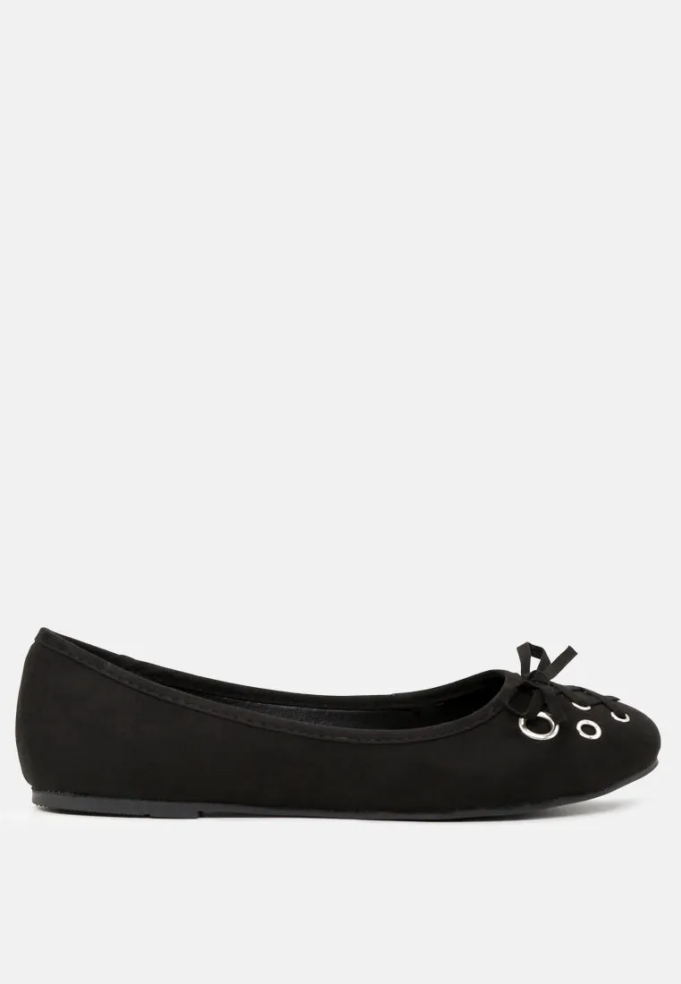 Brittany Ballerina Flats With Bow