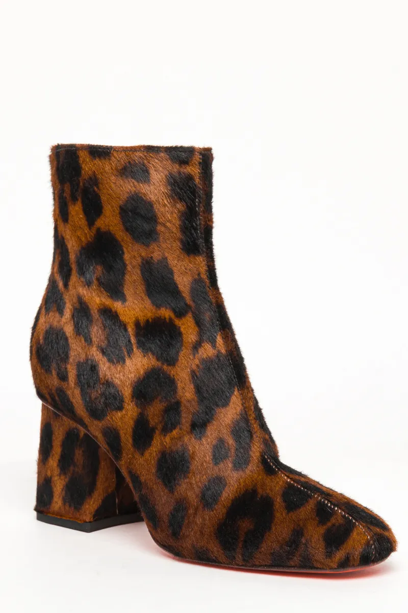 Clara Leopard Booties