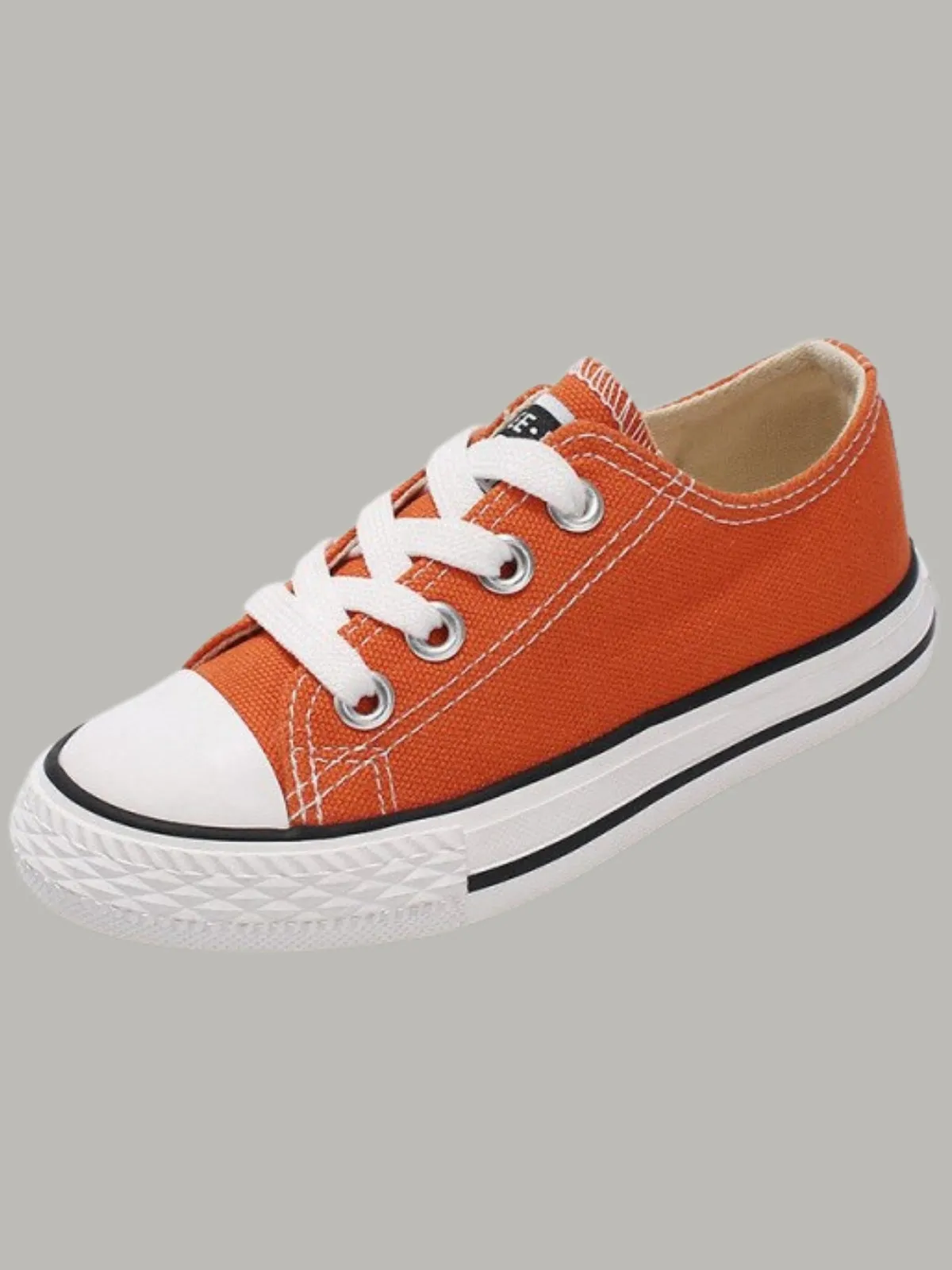 Cool In Orange Low Top Sneakers By Liv and Mia