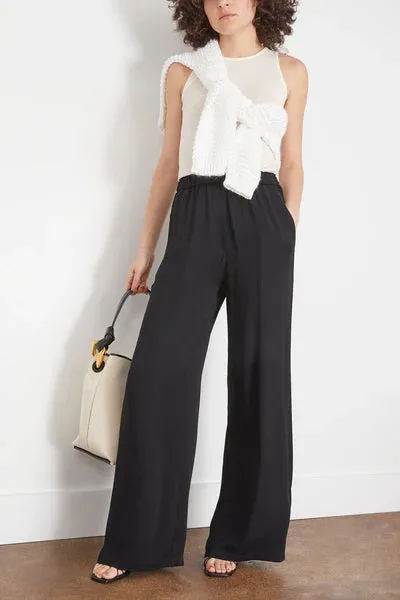 double georgette elasticated pants