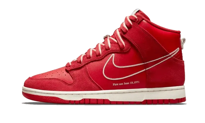 Dunk High First Use University Red