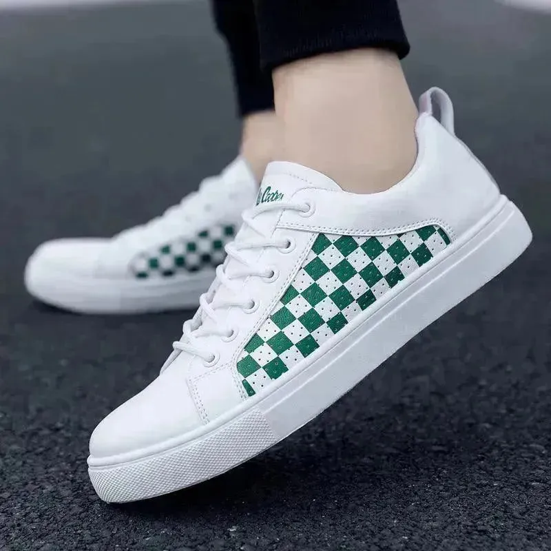 Elegant Summer PU Leather Casual Sneakers for Sneakers for Men