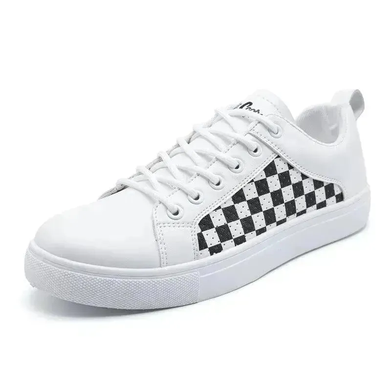 Elegant Summer PU Leather Casual Sneakers for Sneakers for Men