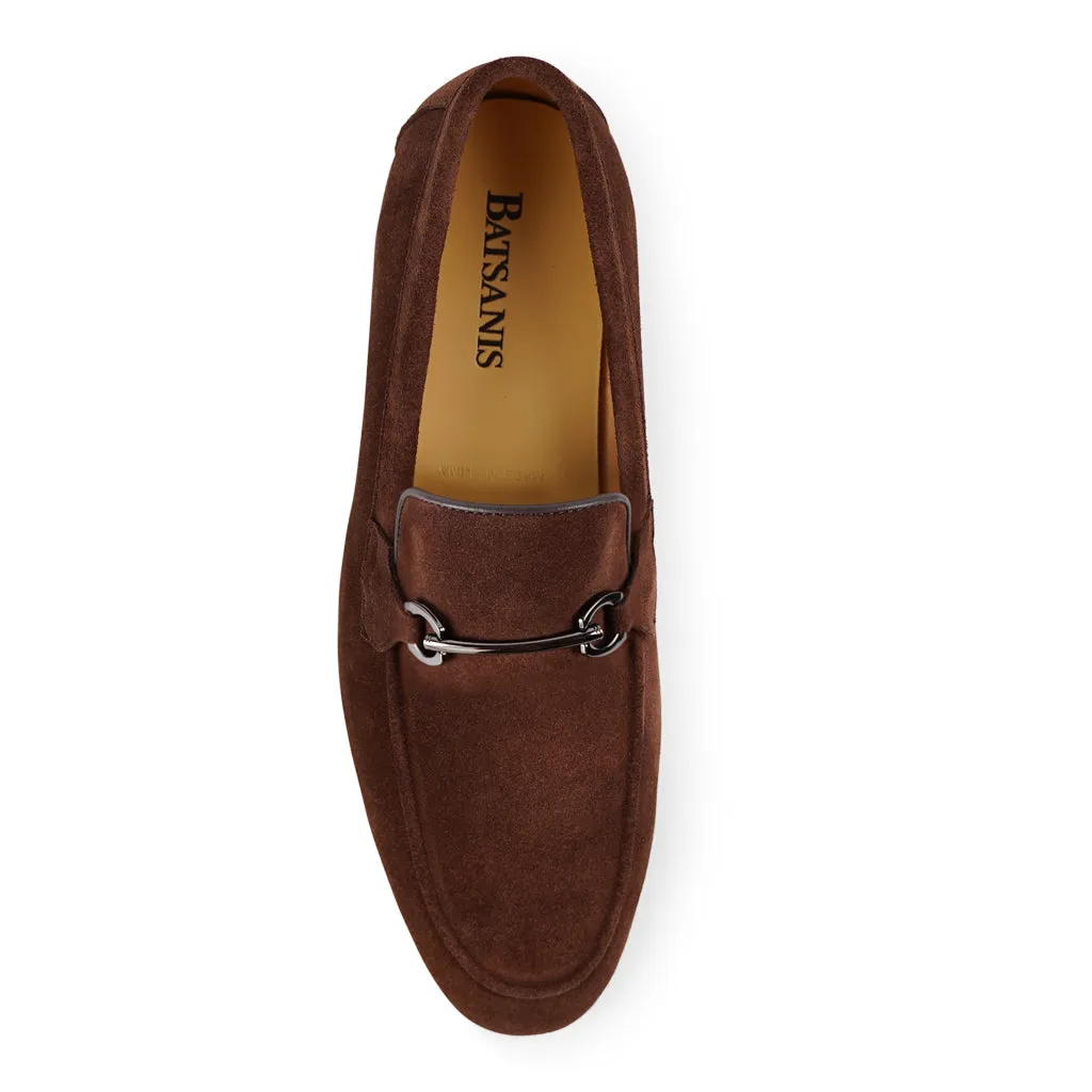 Ethan Brown Suede Loafers