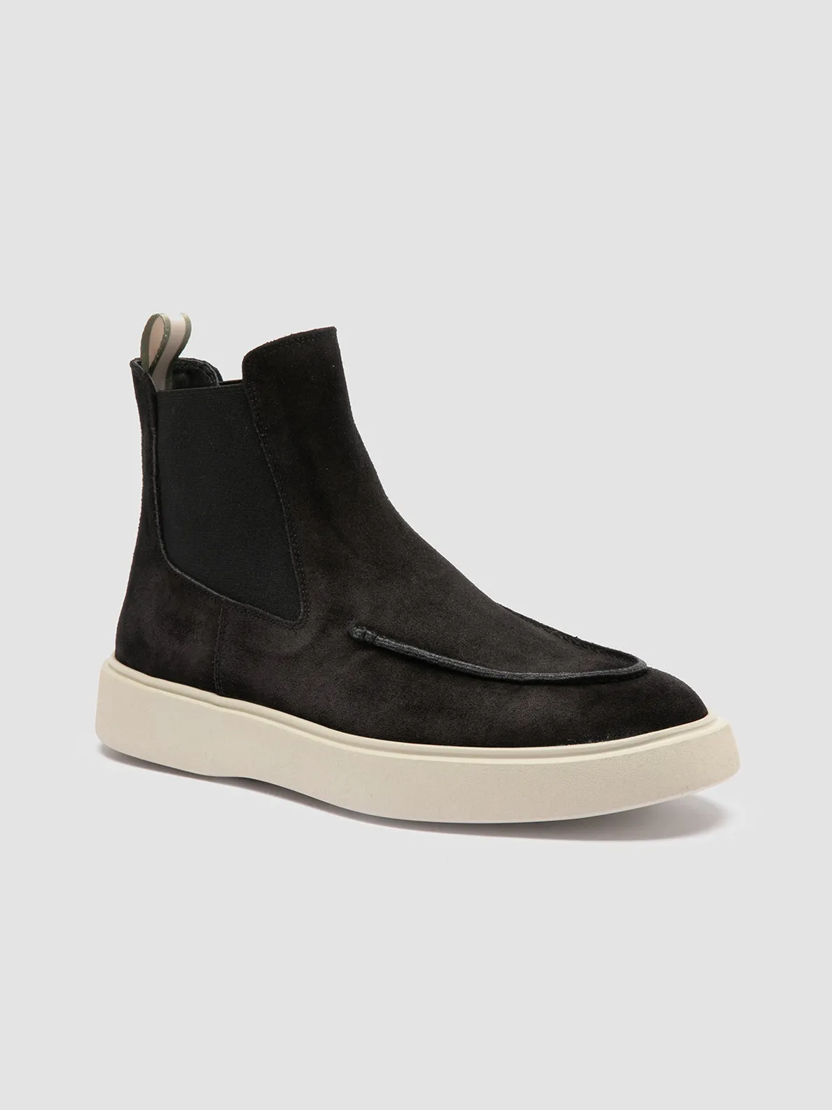 FRAME 003 - Black Suede Chelsea Boots