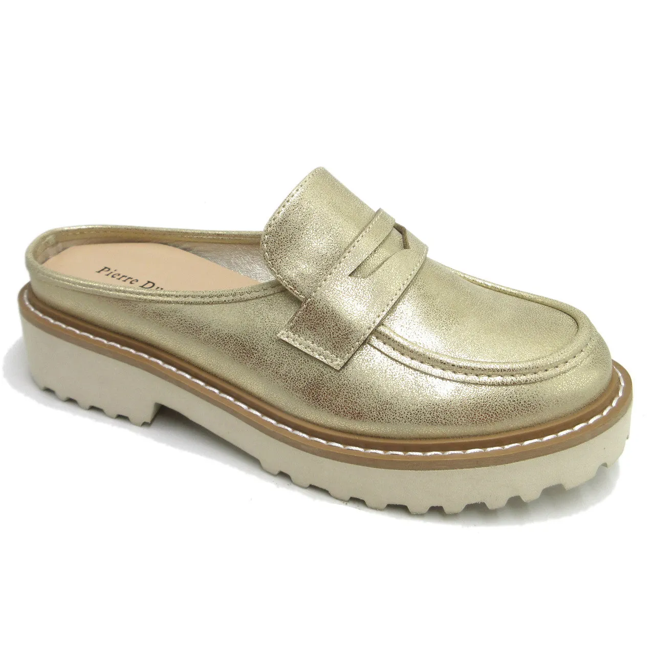 Gold Girl Loafer