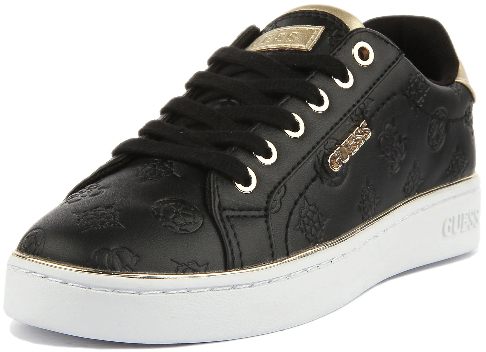 Guess Beckie Trainers In Black For Women