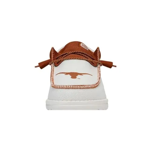 Hey Dude Men's Wally Texas Longhorns Size 9 | Men’s Shoes | Men's Slip-on Loafers | Comfortable & Light-Weight