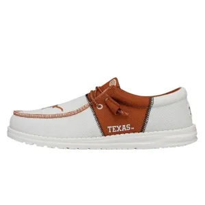 Hey Dude Men's Wally Texas Longhorns Size 9 | Men’s Shoes | Men's Slip-on Loafers | Comfortable & Light-Weight