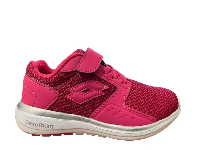 Lotto scarpa sneakers da bambina Cityride Date Amf T4217 lampone