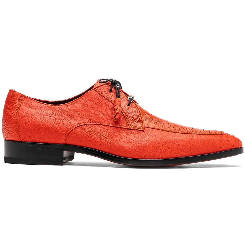 Marco Di Milano Andretti Men's Shoes Exotic Ostrich Leg Derby Oxfords (MDM1181)