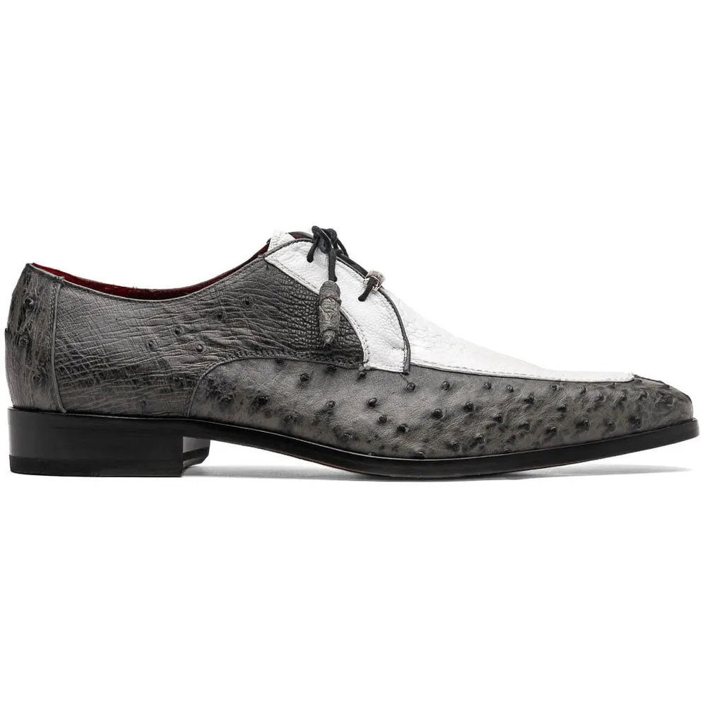 Marco Di Milano Andretti Men's Shoes Exotic Ostrich Leg Derby Oxfords (MDM1181)