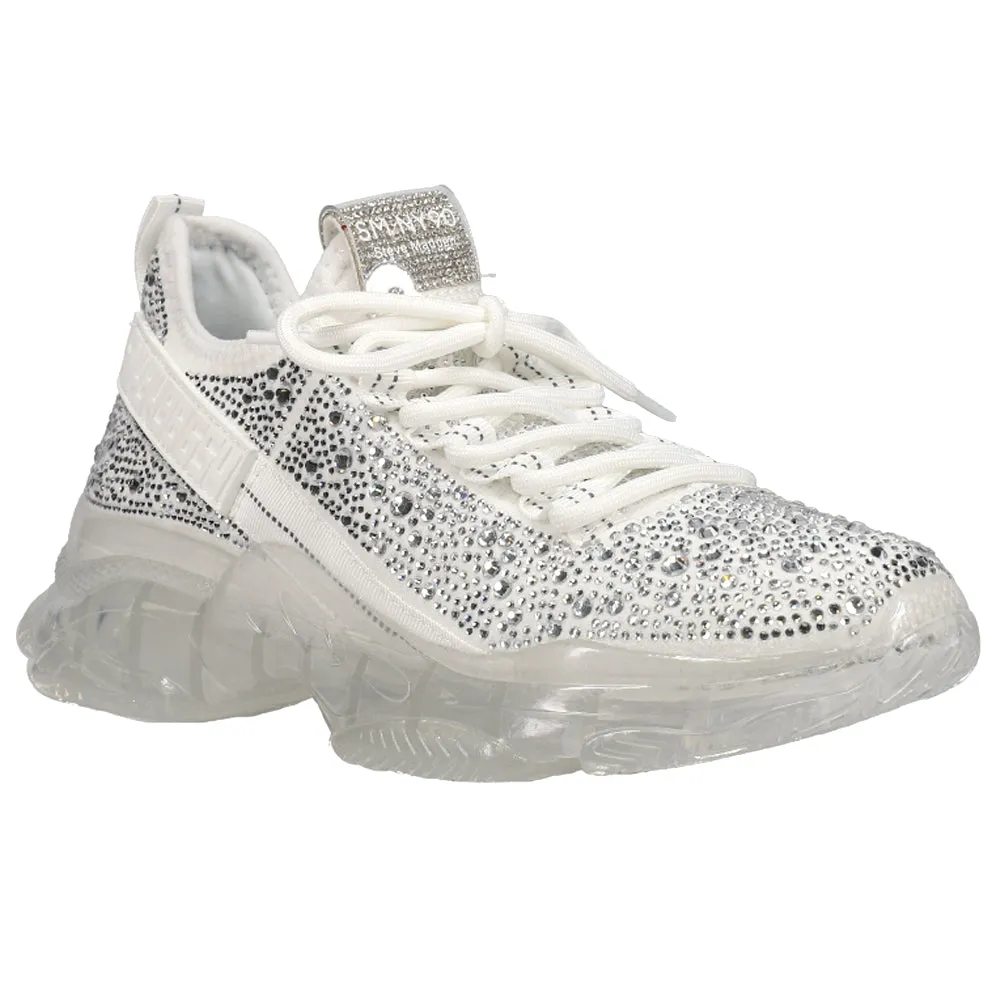 Maxima Rhinestone Lace Up Sneakers