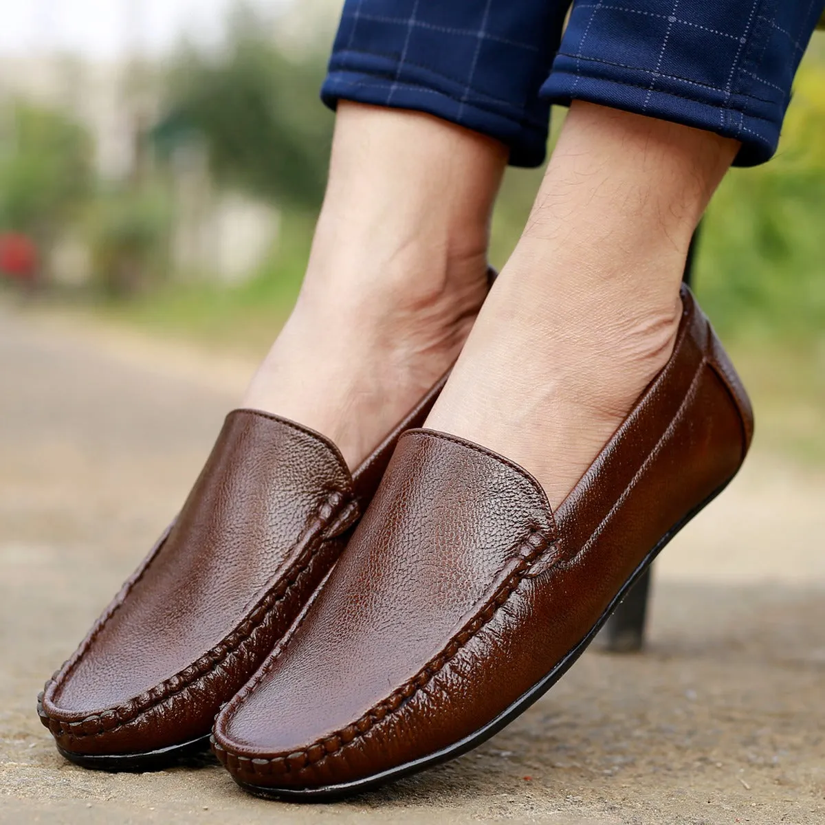 Men's Faux Leather Casual Stylish Loafers for all Seasons