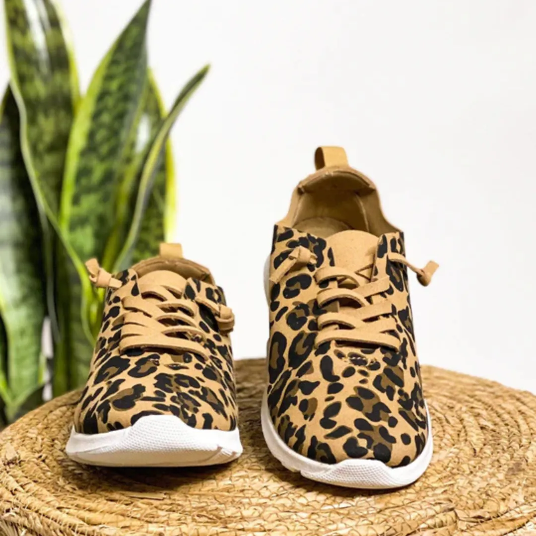 Online Exclusive | Mayo Faux Lace Sneaker in Leopard