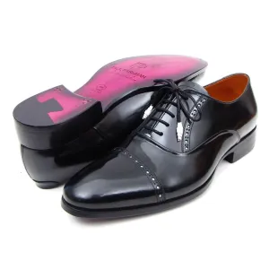 Paul Parkman Men's Captoe Oxfords Black Dress Shoes (ID#78RG61)