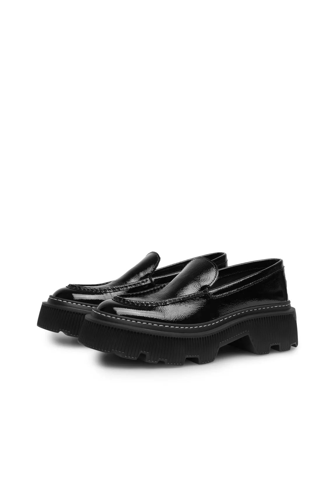 Penny Dark Brown Chunky Loafers