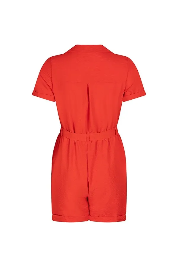 Playsuit Melini - Koraal Rood