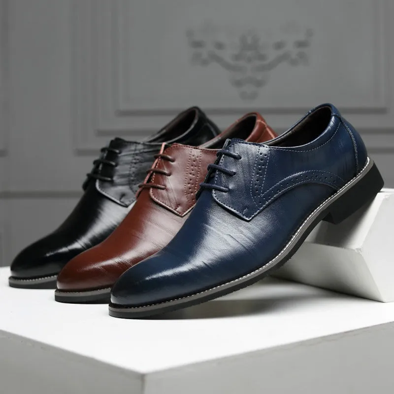 Sernano Genuine Leather Oxford Shoe