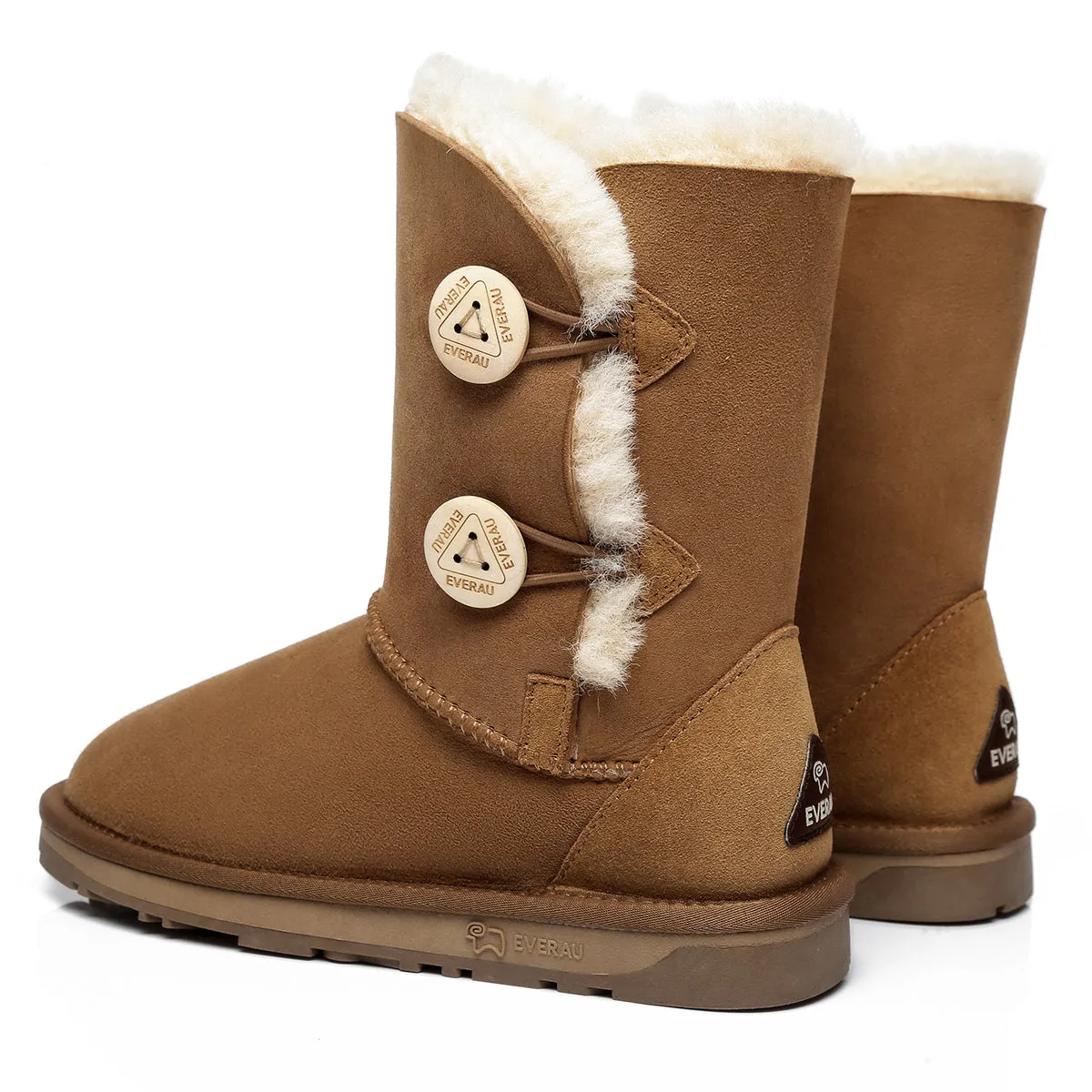 Short Twin Button Women UGG Boots