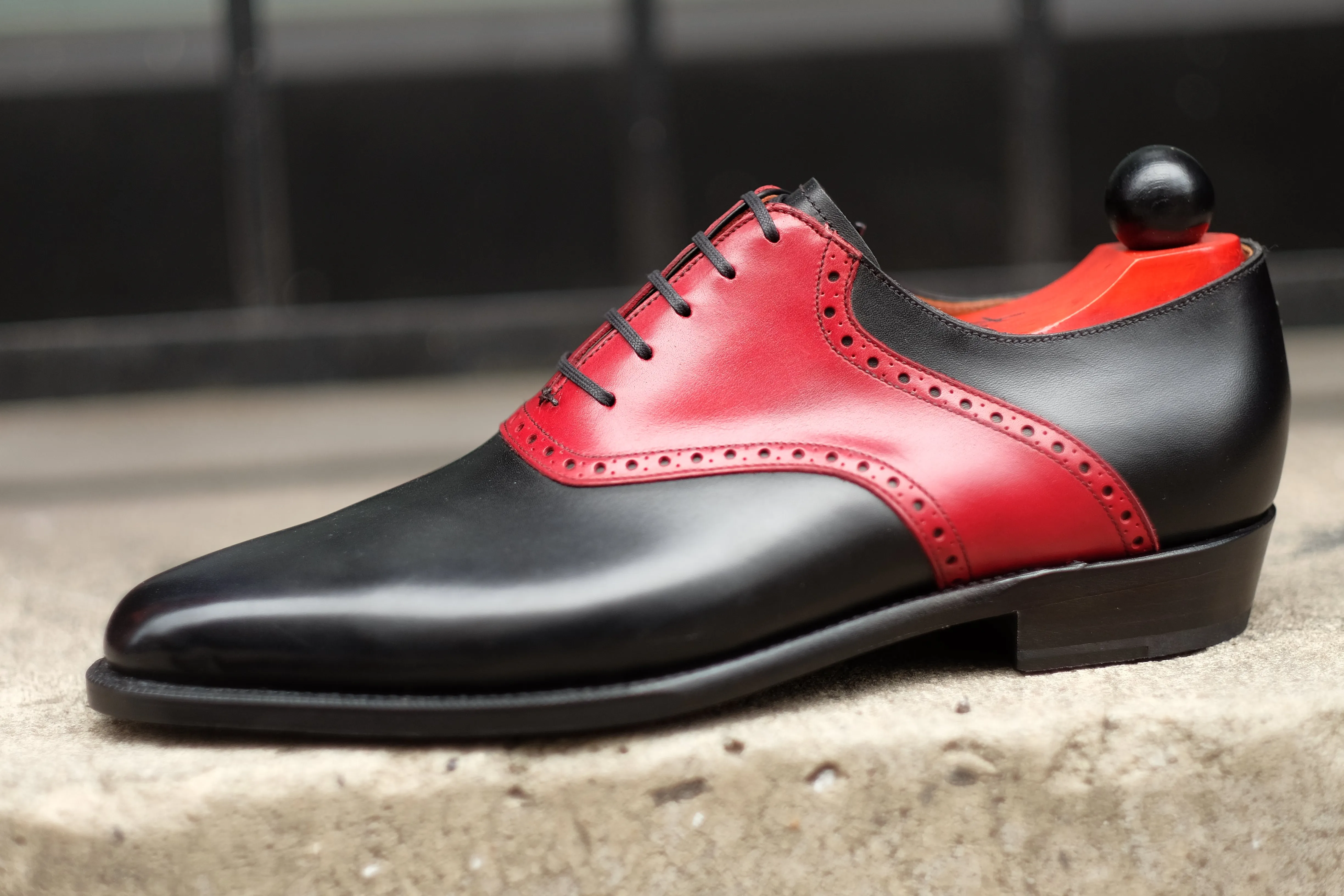 Stefano Redux - Black Calf / Red Calf