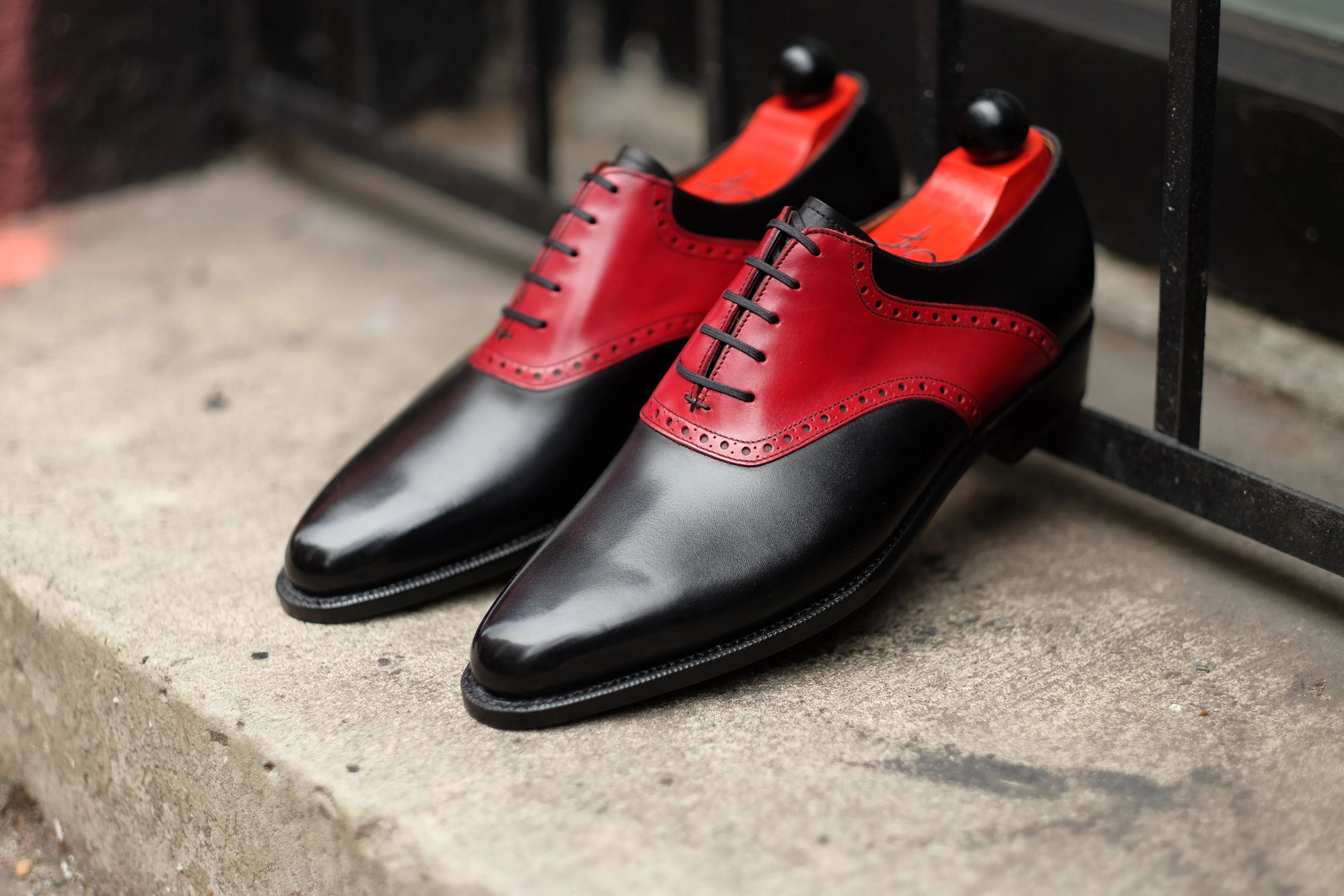 Stefano Redux - Black Calf / Red Calf