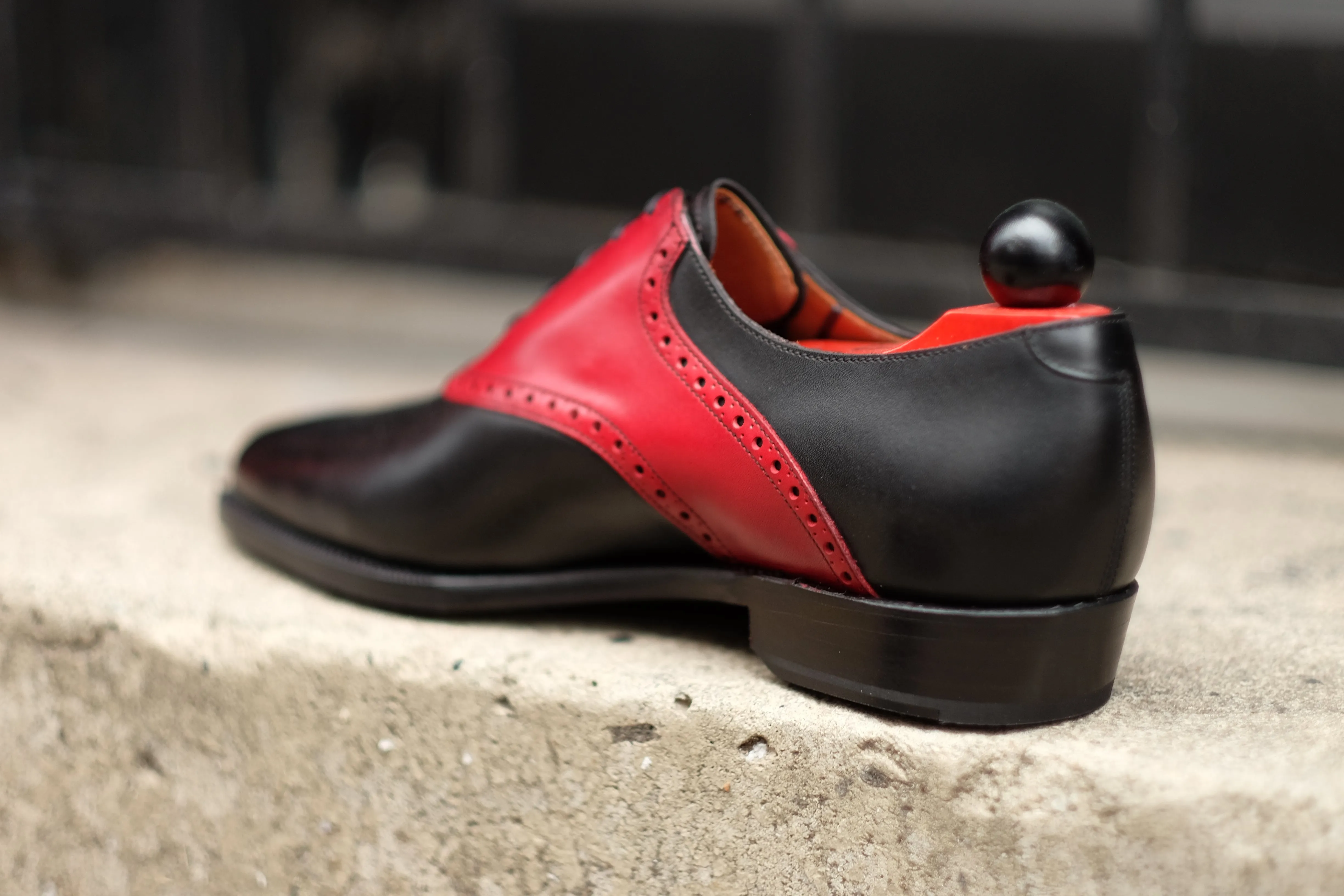 Stefano Redux - Black Calf / Red Calf