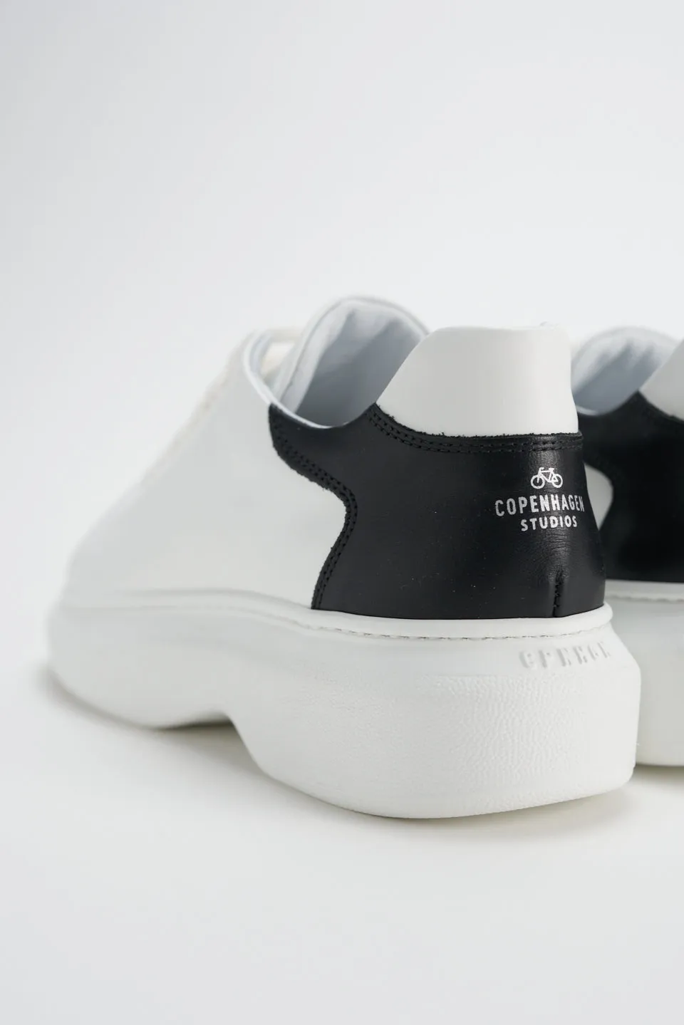 Vitello White Black Chunky Sneakers