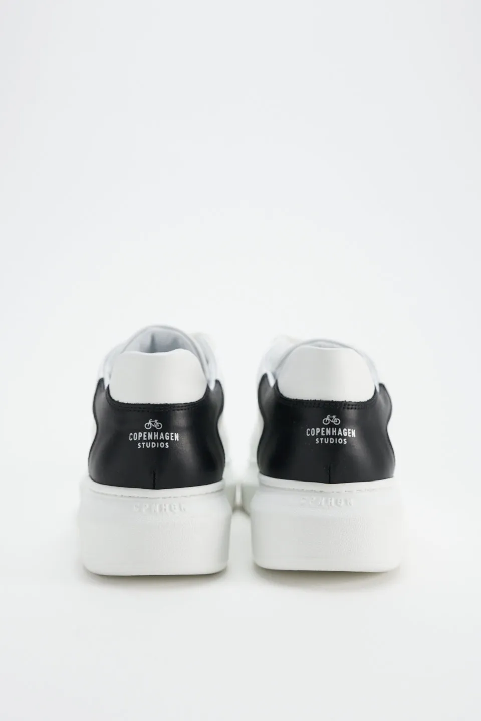 Vitello White Black Chunky Sneakers