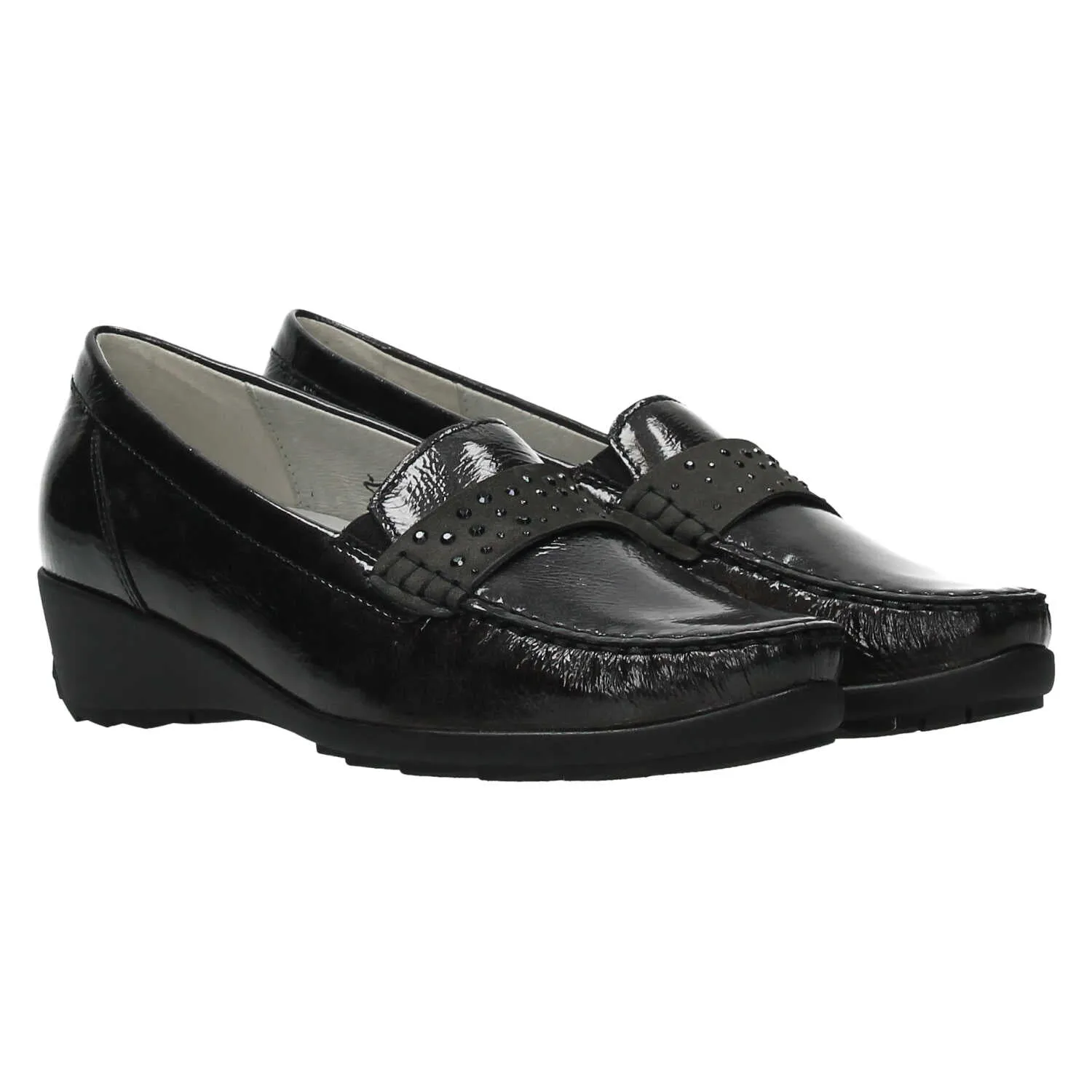 Waldlaufer Loafers Black patent Leather 348501 052 Hanin sale