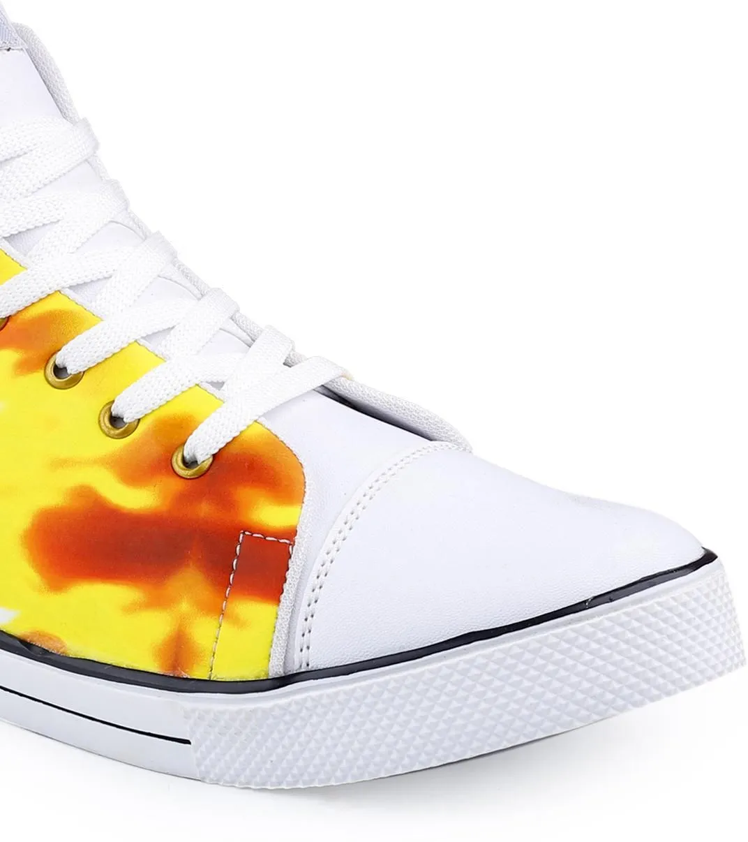 Woakers Yellow Men's Casual Sneakers