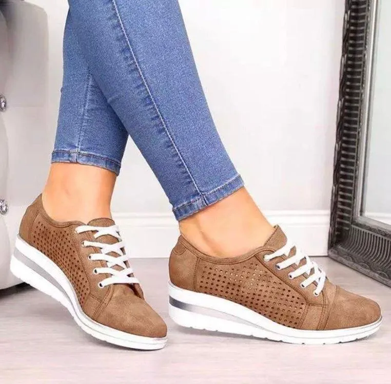 Women's wedge sneakers best shoes for walking