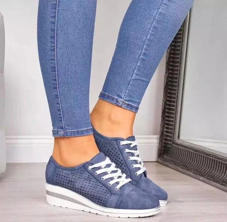 Women's wedge sneakers best shoes for walking