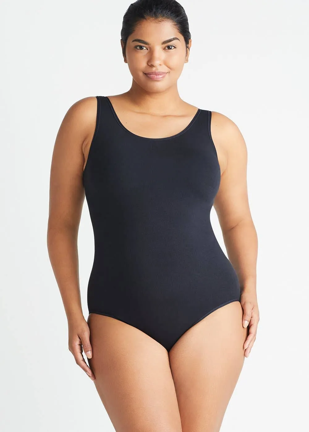 Yummie Cotton Seamless Ruby Shaping Full Back Bodysuit