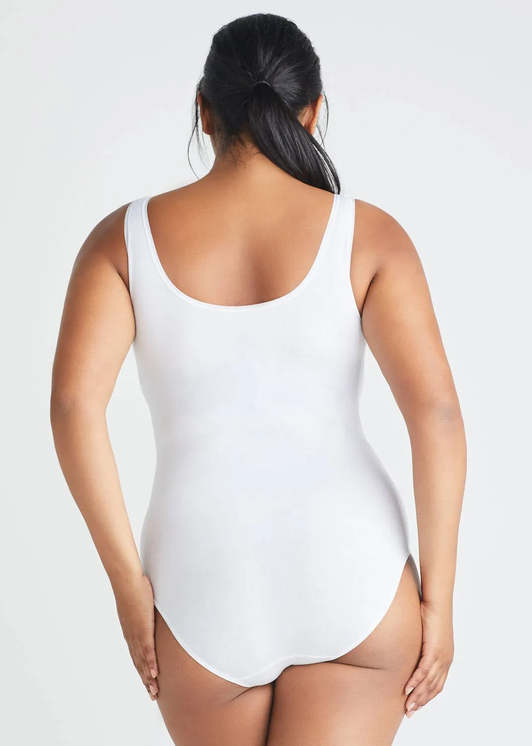 Yummie Cotton Seamless Ruby Shaping Full Back Bodysuit