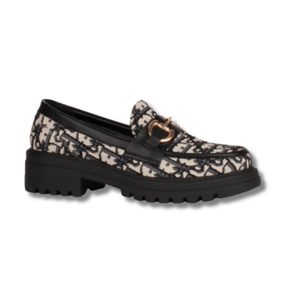 Zanni & Co Womens Shoe Loafer Wathba Ink Mix